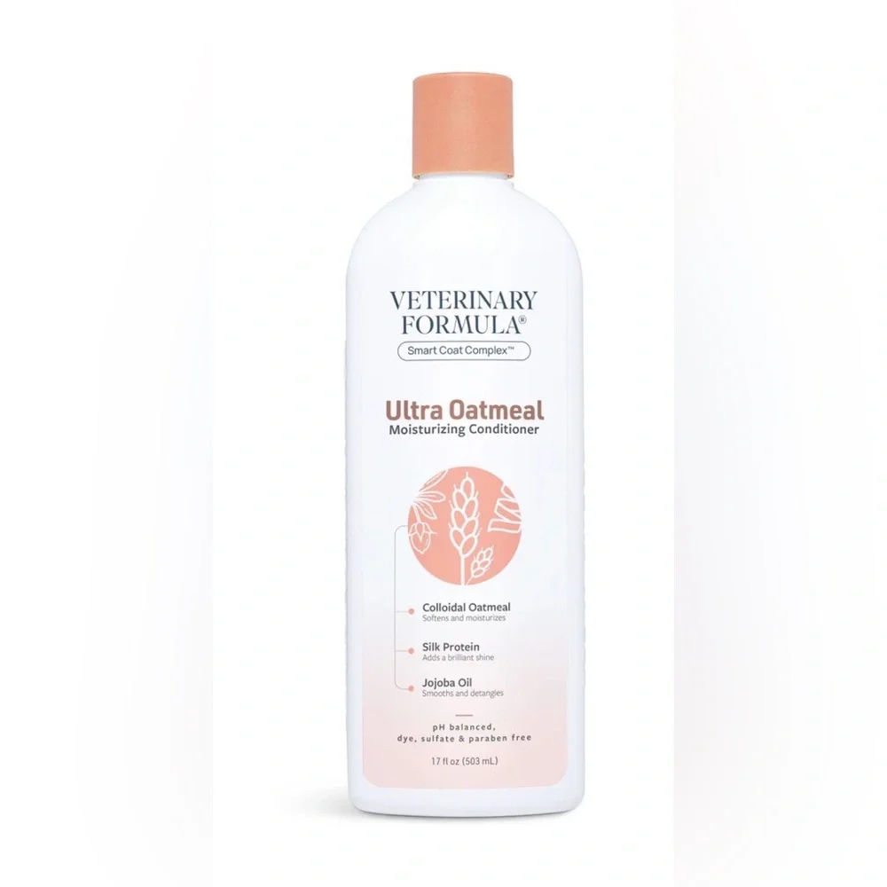 Veterinary Formula Smart Coat Complex Conditioner for Dogs 17 oz Ultra Oatmeal